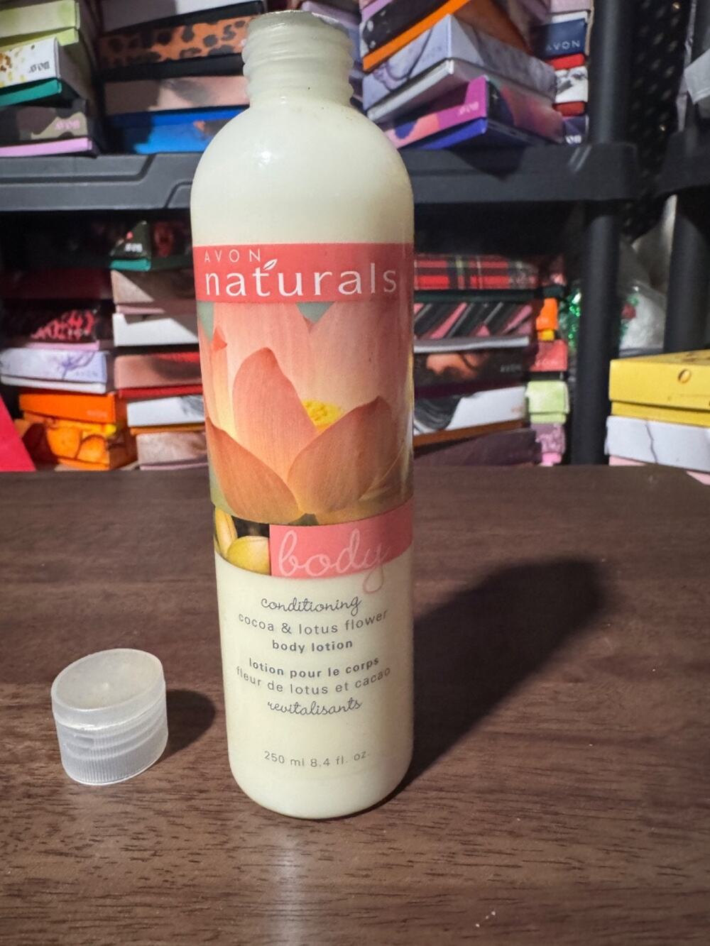 Avon naturals conditioning “cocoa & lotus flower” body lotion 8.4 Fl Oz. *2006